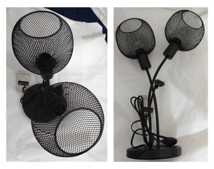 Eglo wrington candeeiro de mesa, preto (317)