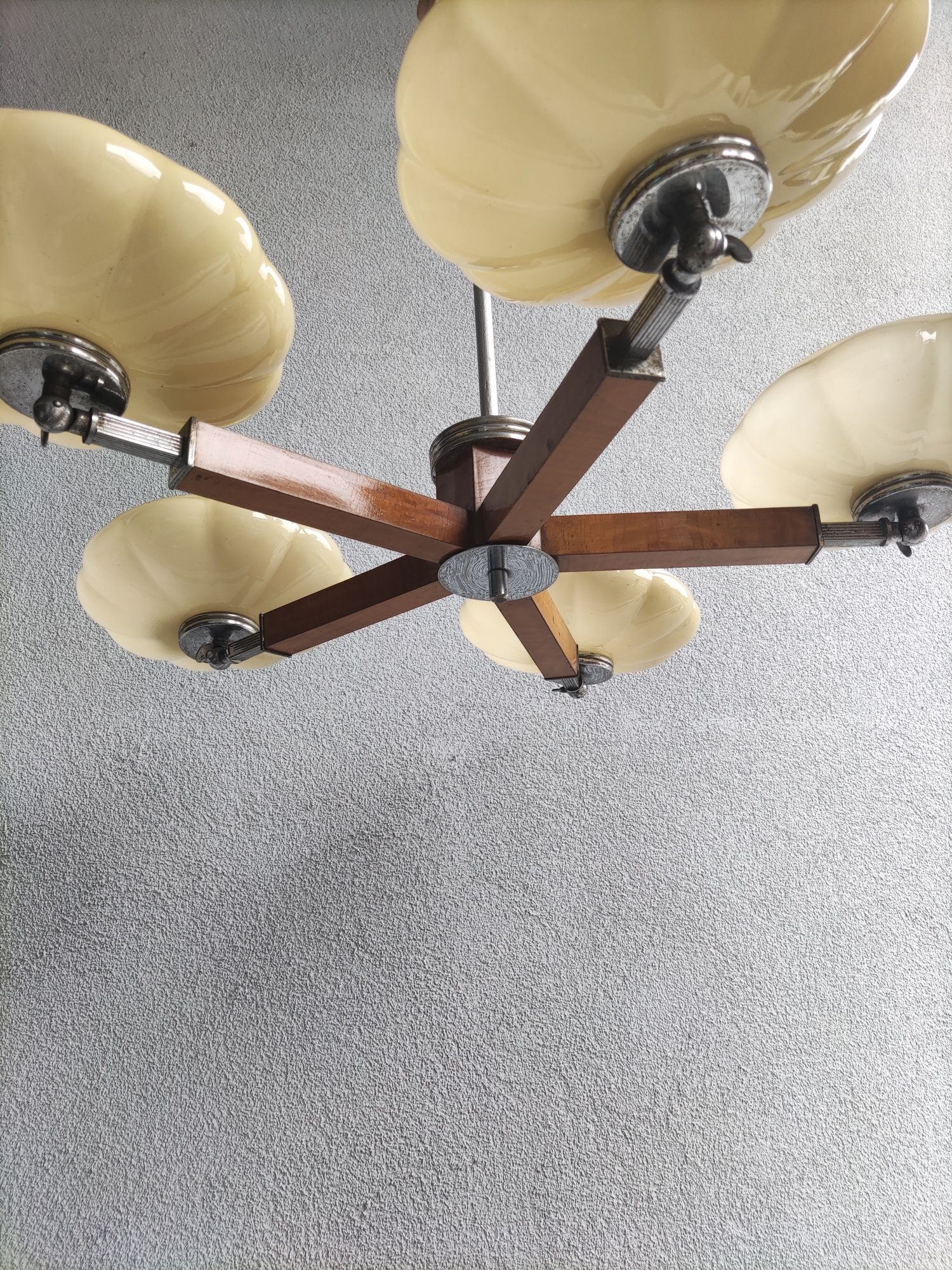 Art Deco, żyrandol, lampa sufitowa