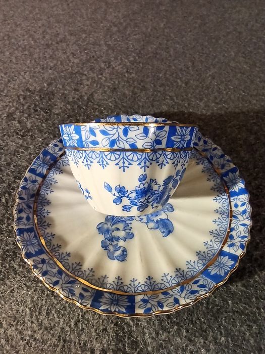 Porcelana ASKANIA China Blau Filiżanka do Mokka Kolekcjonerska