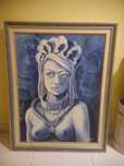 Quadro negra azul salanga