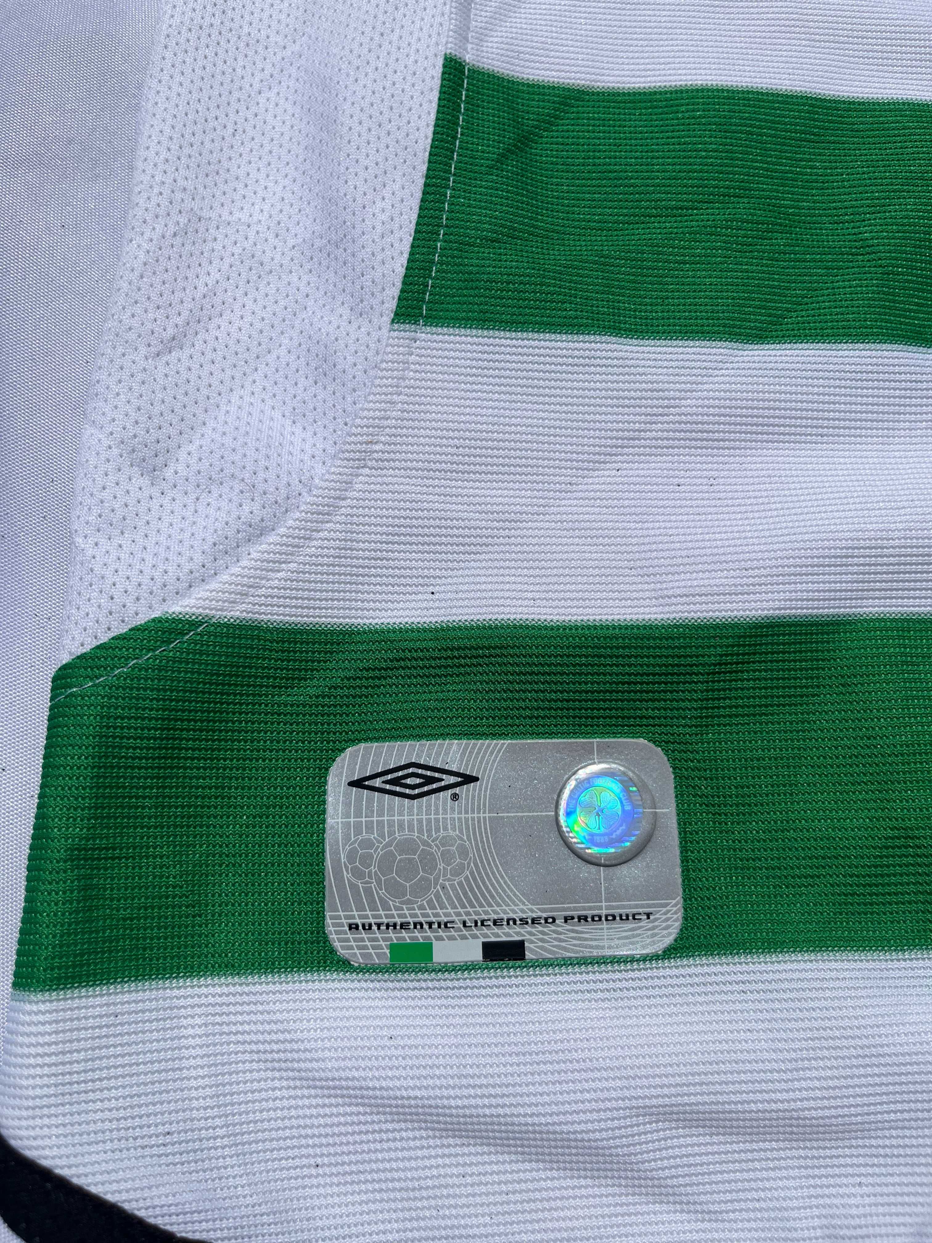 Celtic 2001/2003 Home Football Shirt Umbro Jersey Size XL