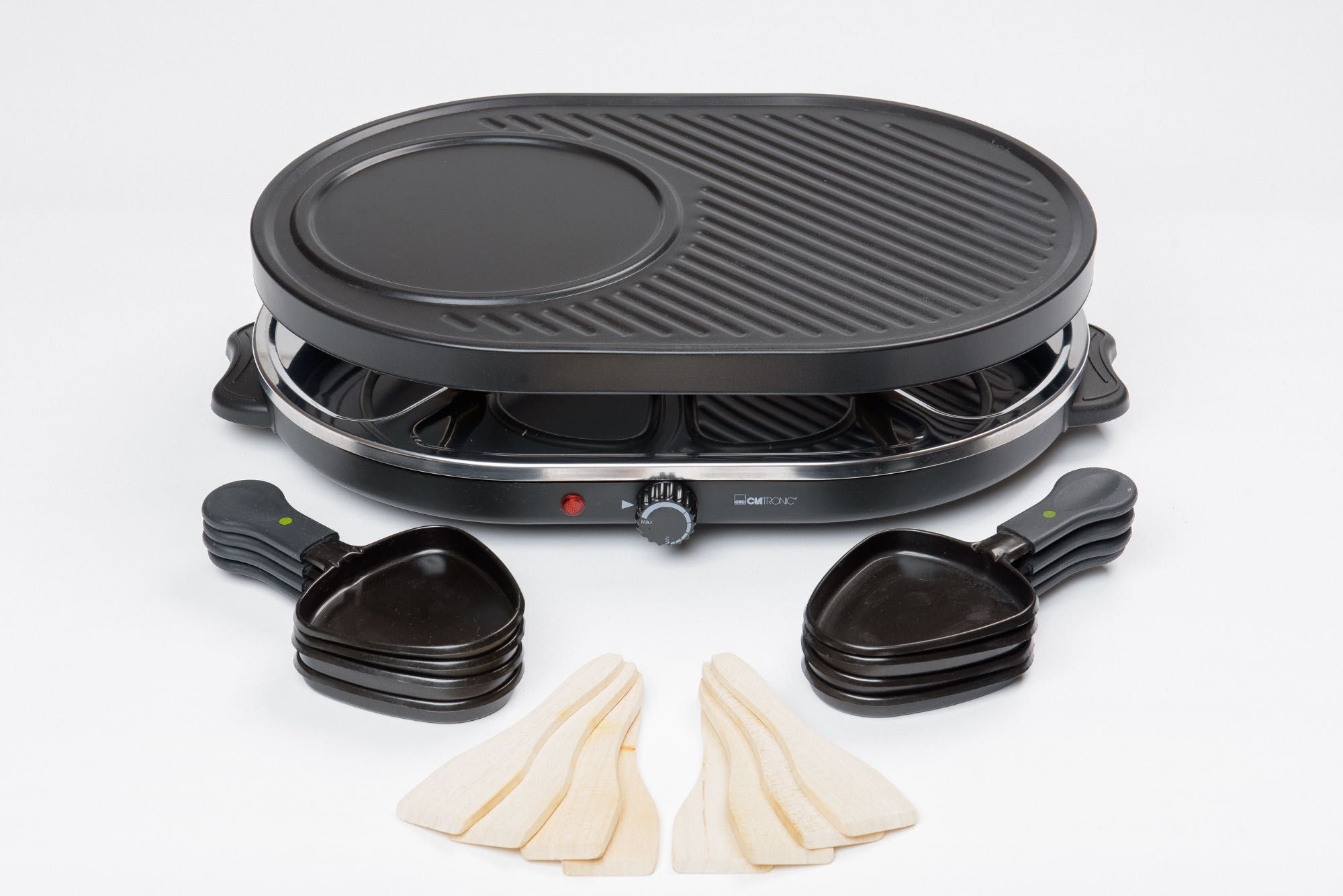 Grelhador raclette Clatronic para 8 pessoas (como novo, nunca usado)