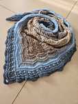 Chusta na szydełku rękodzieło Handmade idealna na prezent