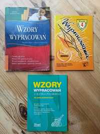 Książki z wzorami wypracowań