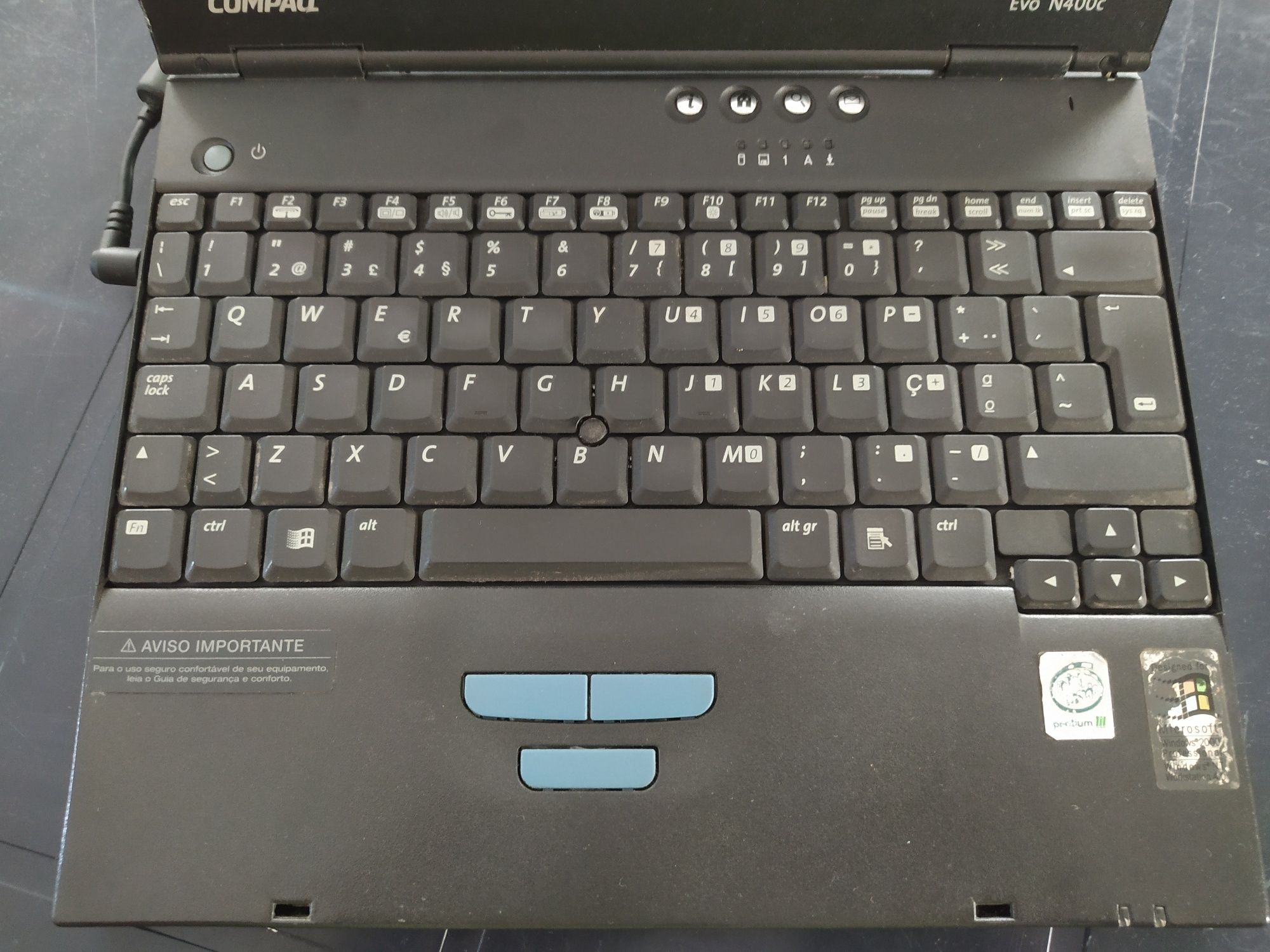 Portátil COMPAQ Evo N400c Pentium III