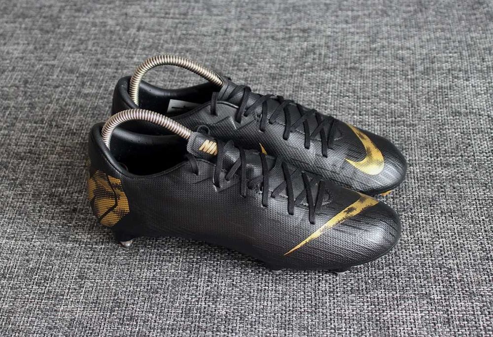 Бутси гібридні Nike Mercurial Vapor 12 Academy SG-PRO Black Lux 40р