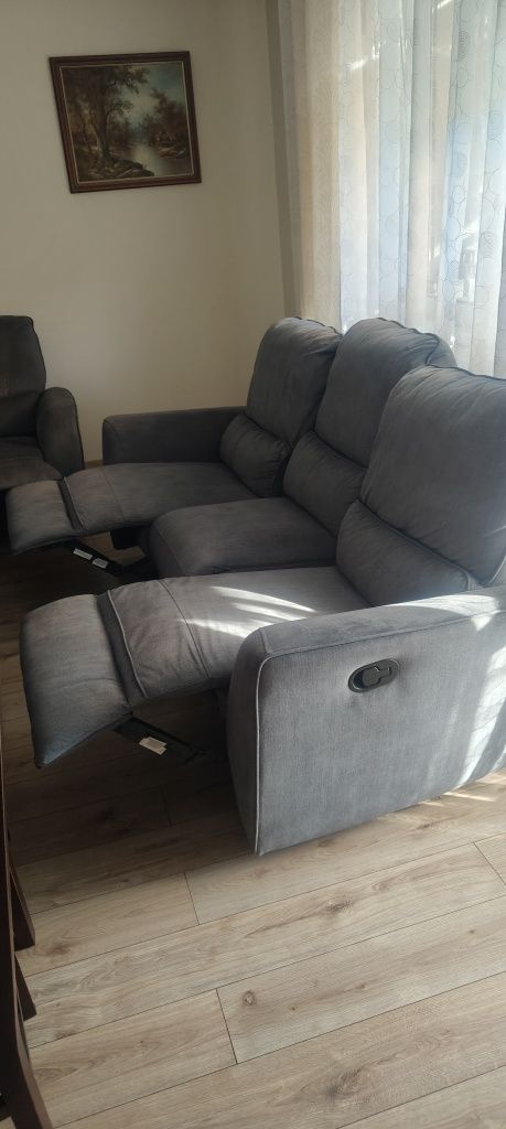 Komplet wypoczynkowy z funkcją relax