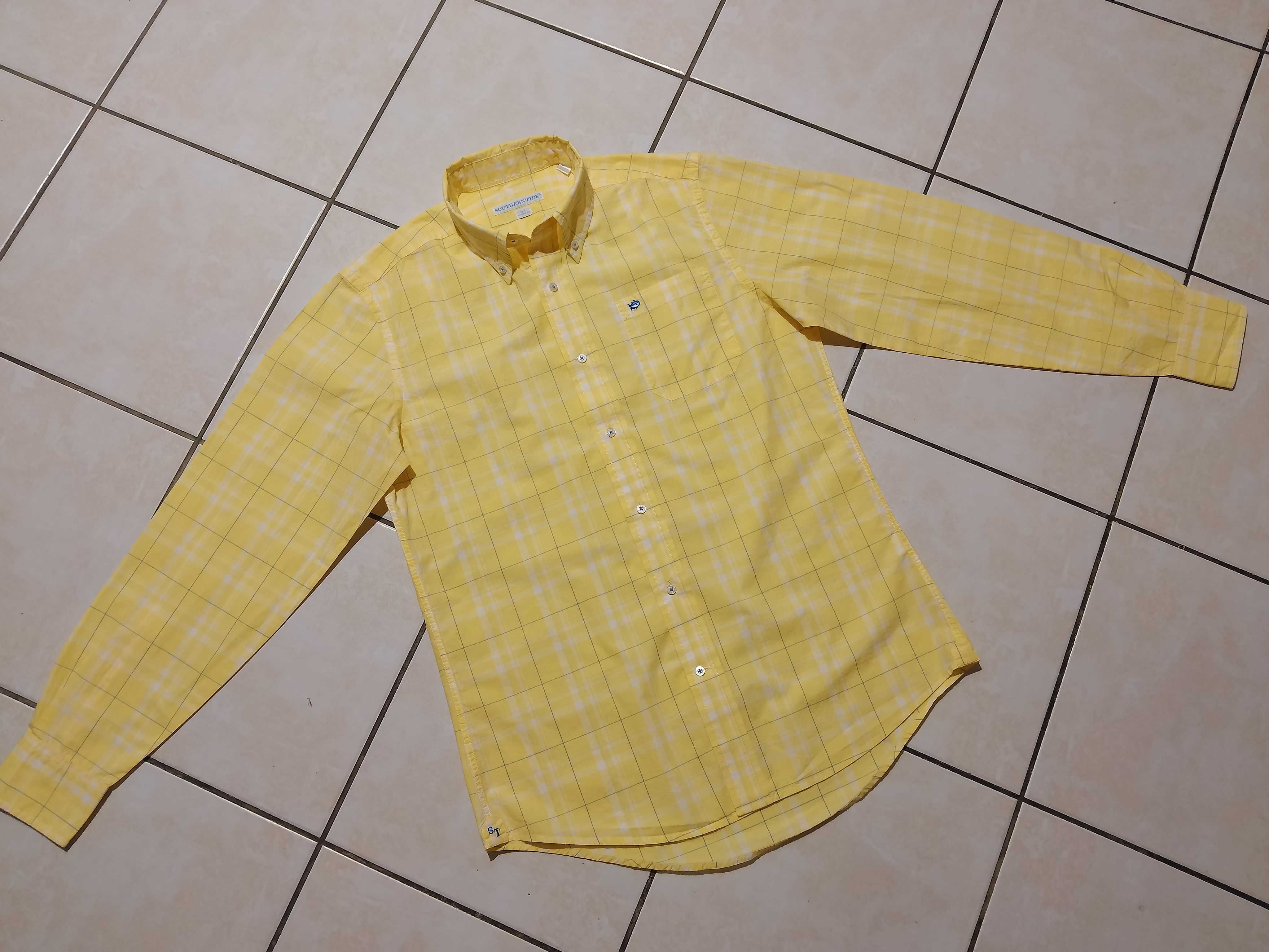 SOUTHERN TIDE USA - NOWA! z LOGO Koszula Męska rozmiar L