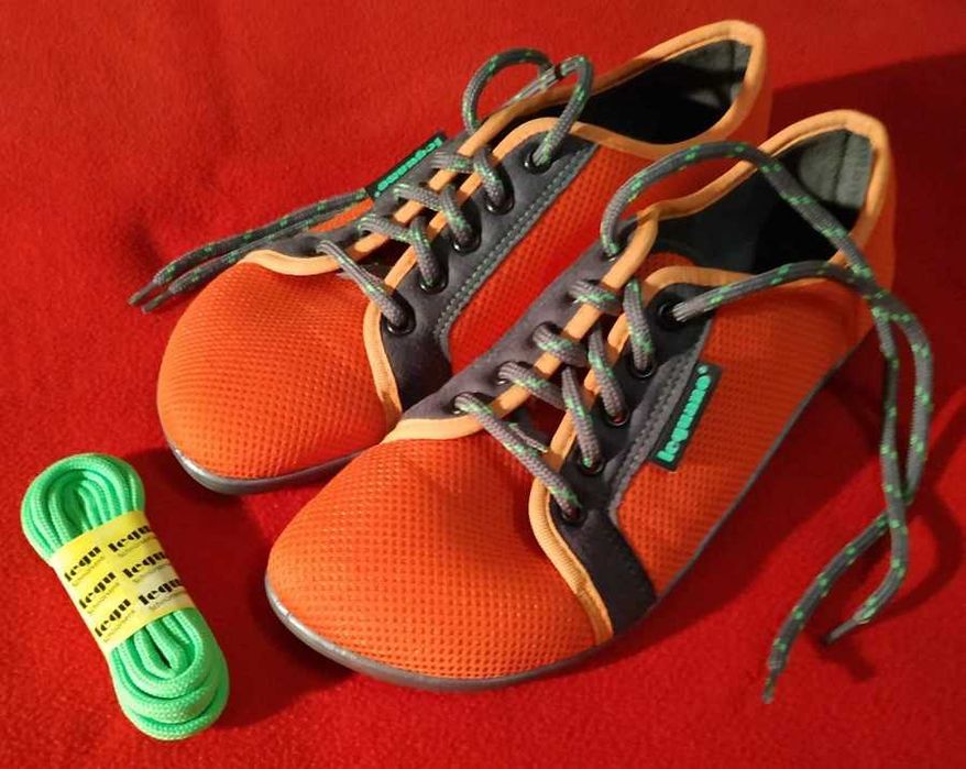Buty na boso leguano Aktiv Magma pomarańczowe EU 41 Unisex