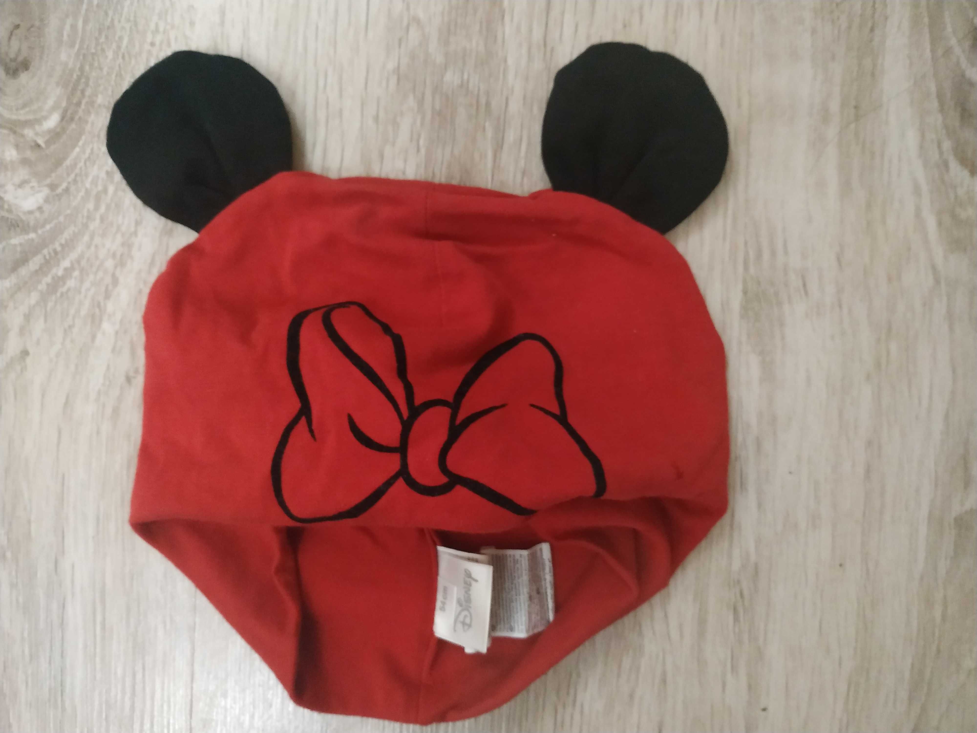 Czapka dziewczęca wiosenna Minnie Cool Club Disney uszy 54