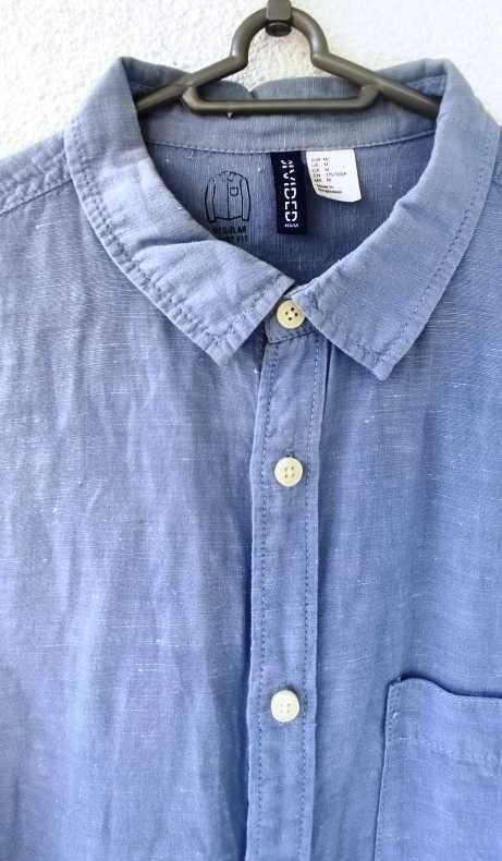 koszula jeansowa jasno niebieska Divided H&M