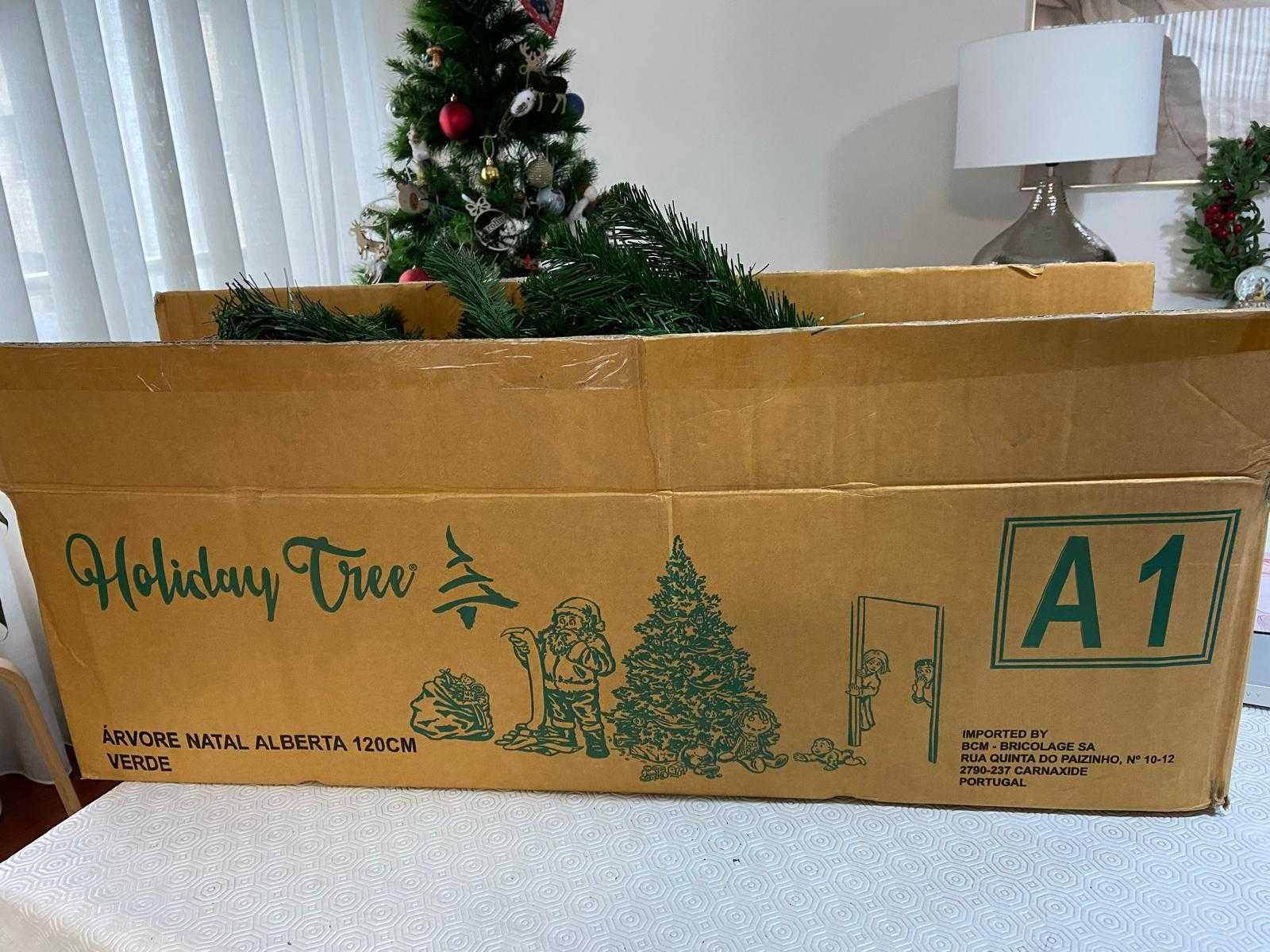 Artigos Natal: árvore + placa + caixa correio