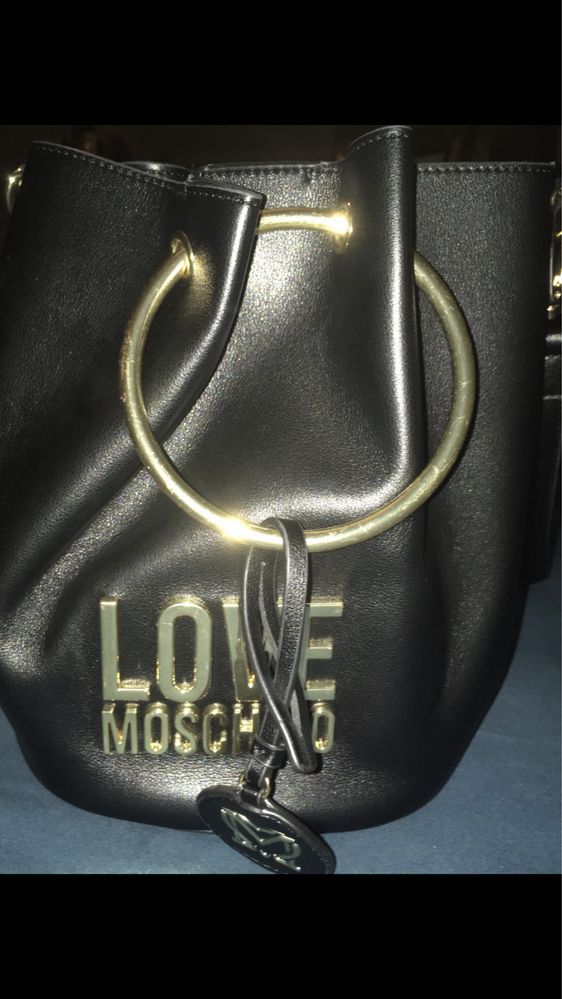 Mala/bolsa moschino preta original