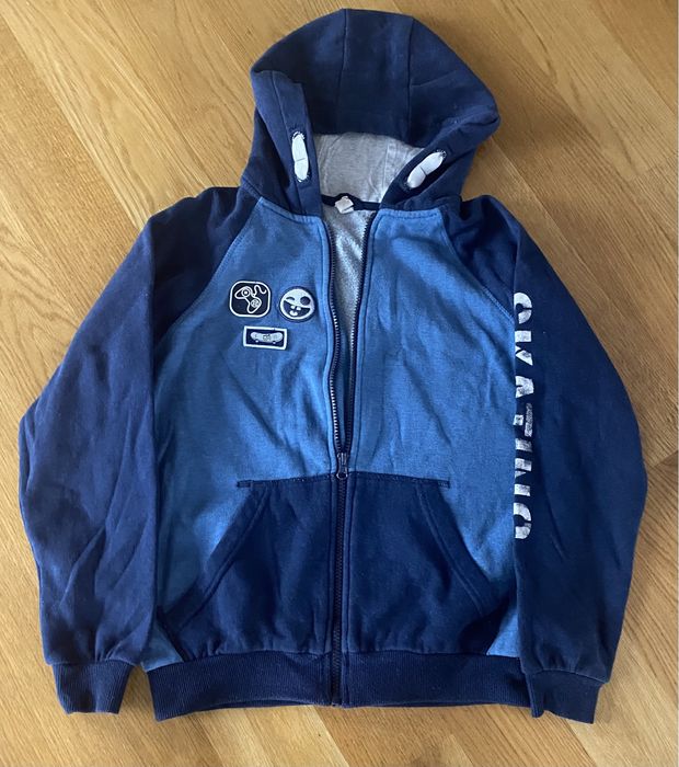 Bluza na zamek z kapturem chłopieca 146 smyk