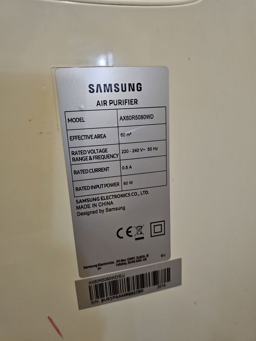 Oczyszczacz powietrza SAMSUNG AX60R5080WD/EU Wi‑Fi