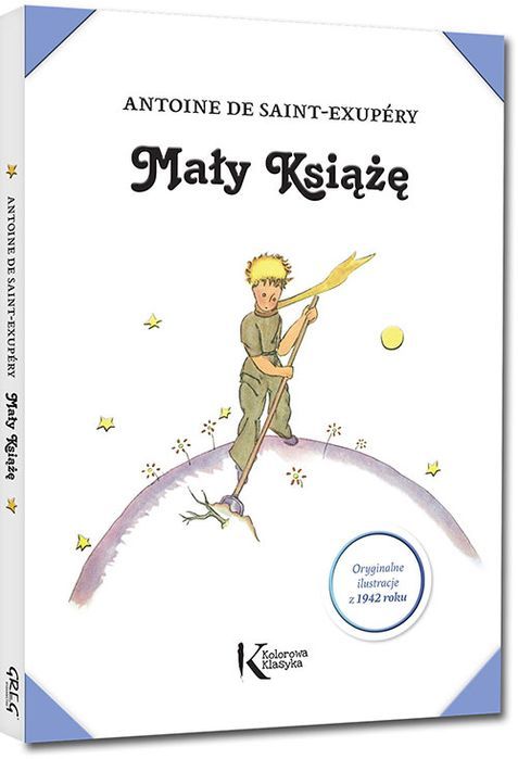 Książka Mały książę A. De Saint-Exupery oryginalne ilustracje