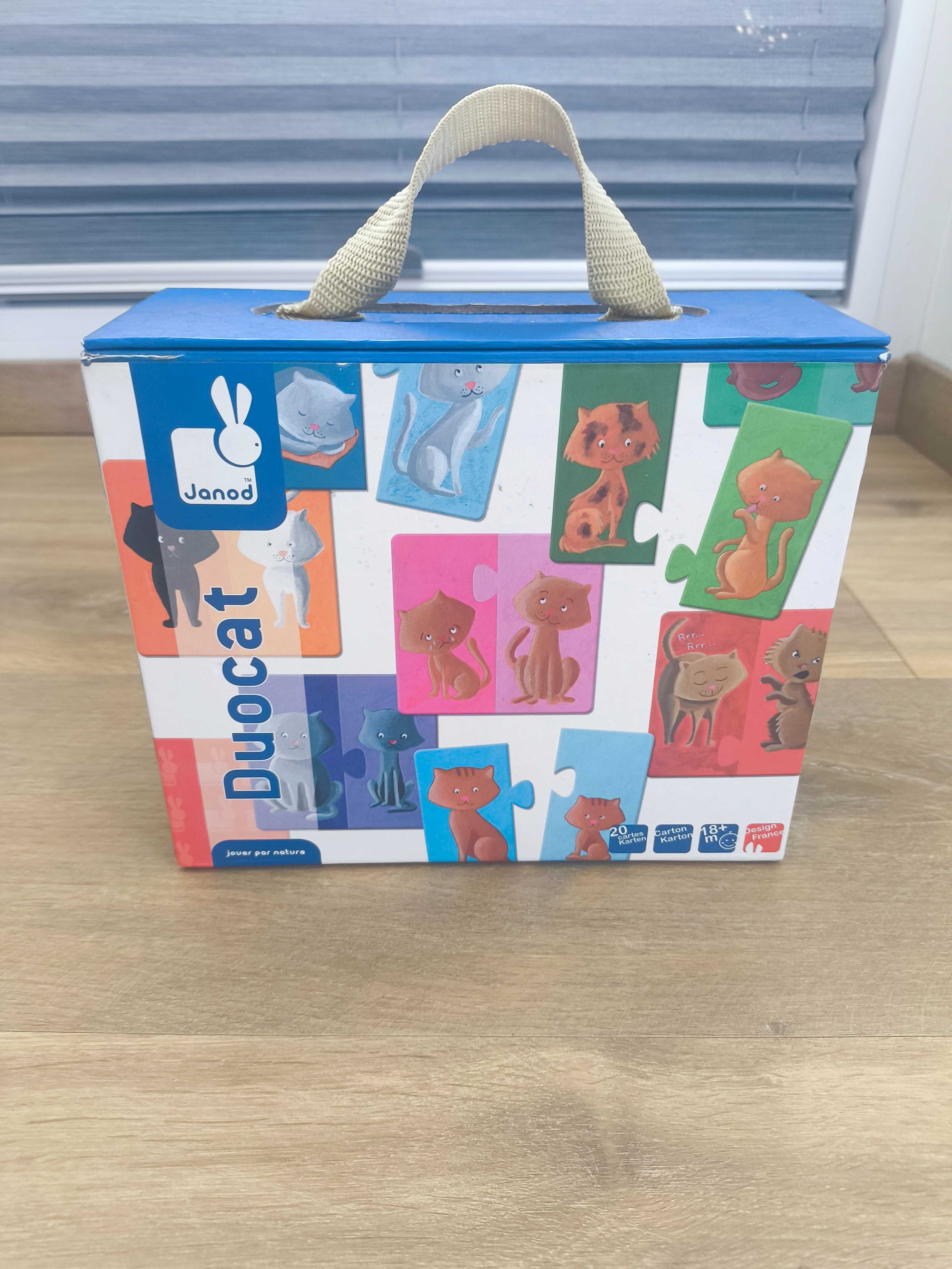 Puzzle edukacyjne, Janod, Cats, 18m+