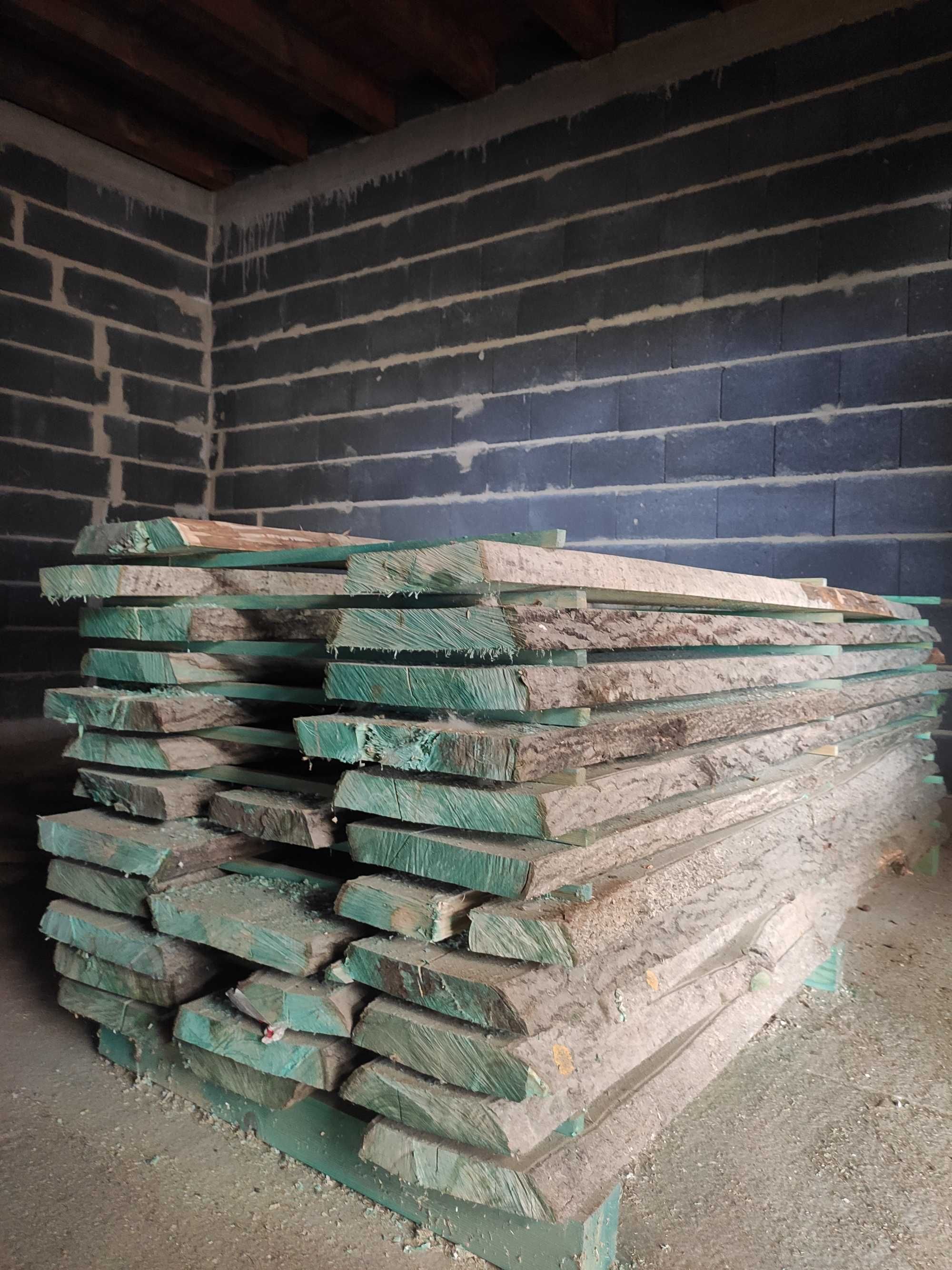 Drewno dębowe bale płot tarcica dębowa 50 meble ogrodowe stolarz