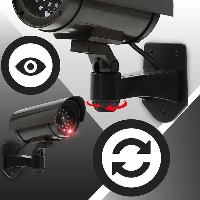 kamera atrapa ir kamera jak żywa imituje monitoring nowa sprawna