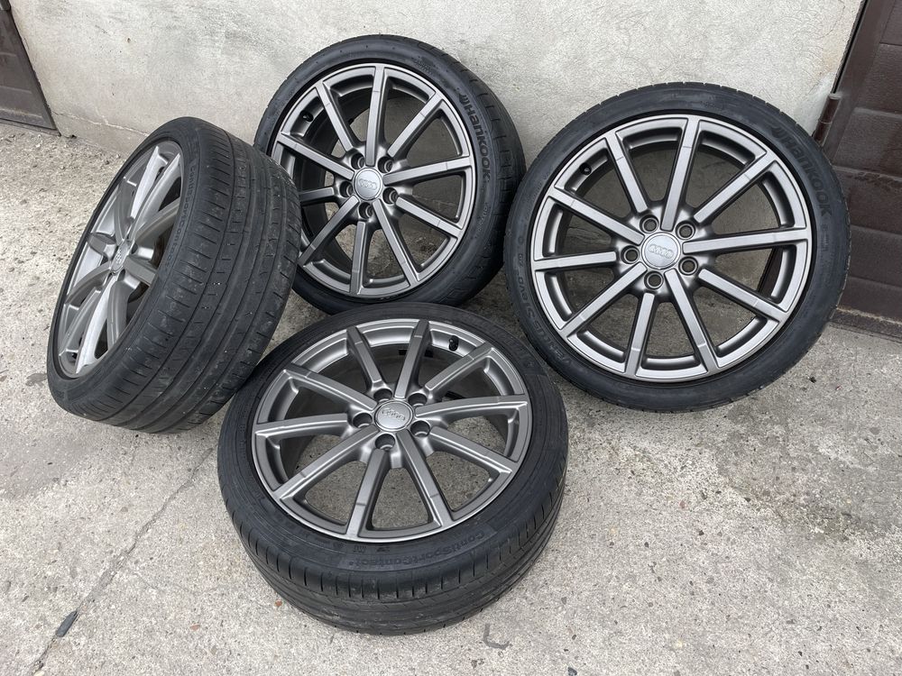 Koła, Felgi 5x112 18” Oryginał Audi a3 8v, Grafit