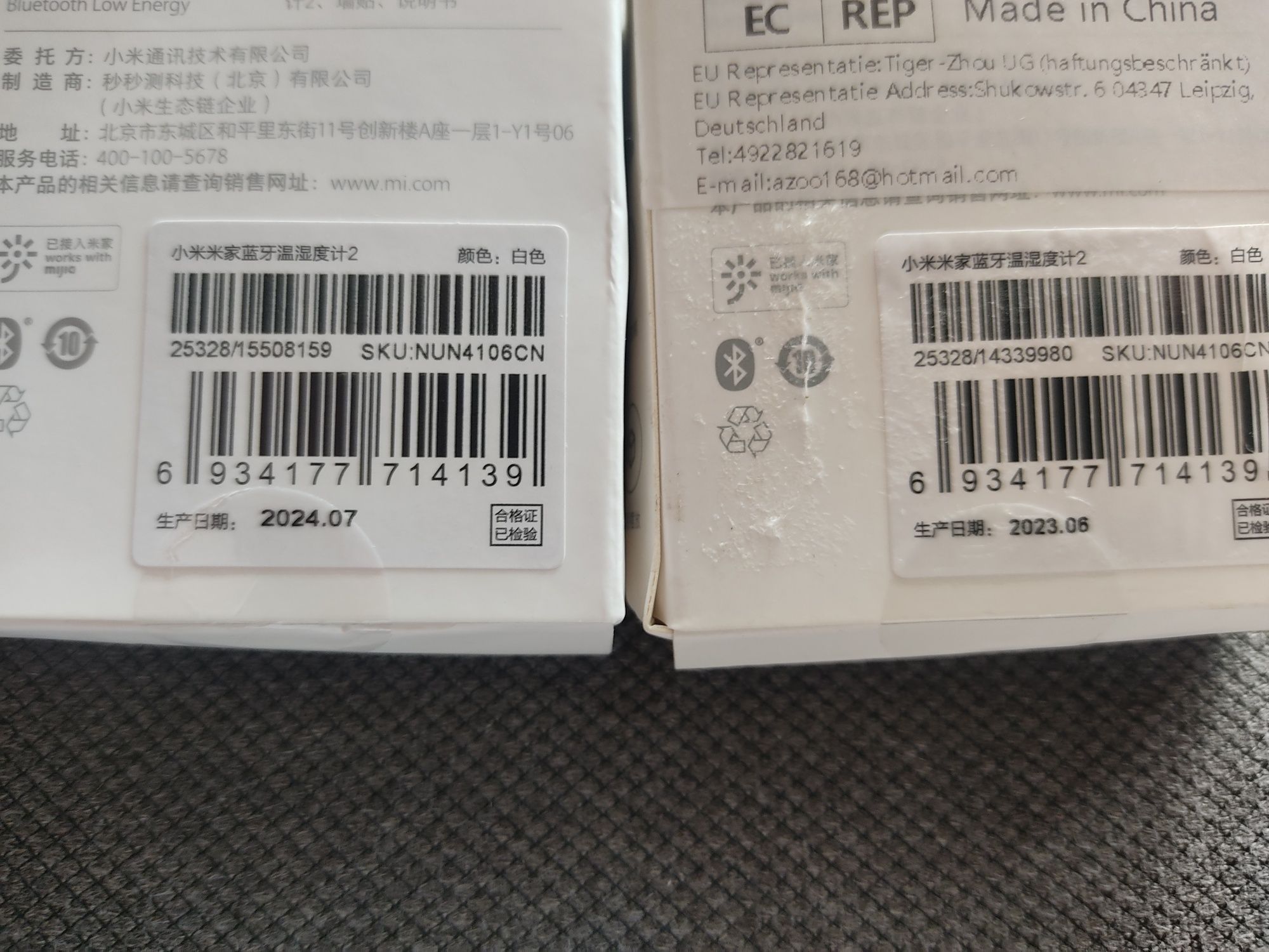 Xiaomi bluetooth termometr Mijia czujnik temperatury i wilgotności