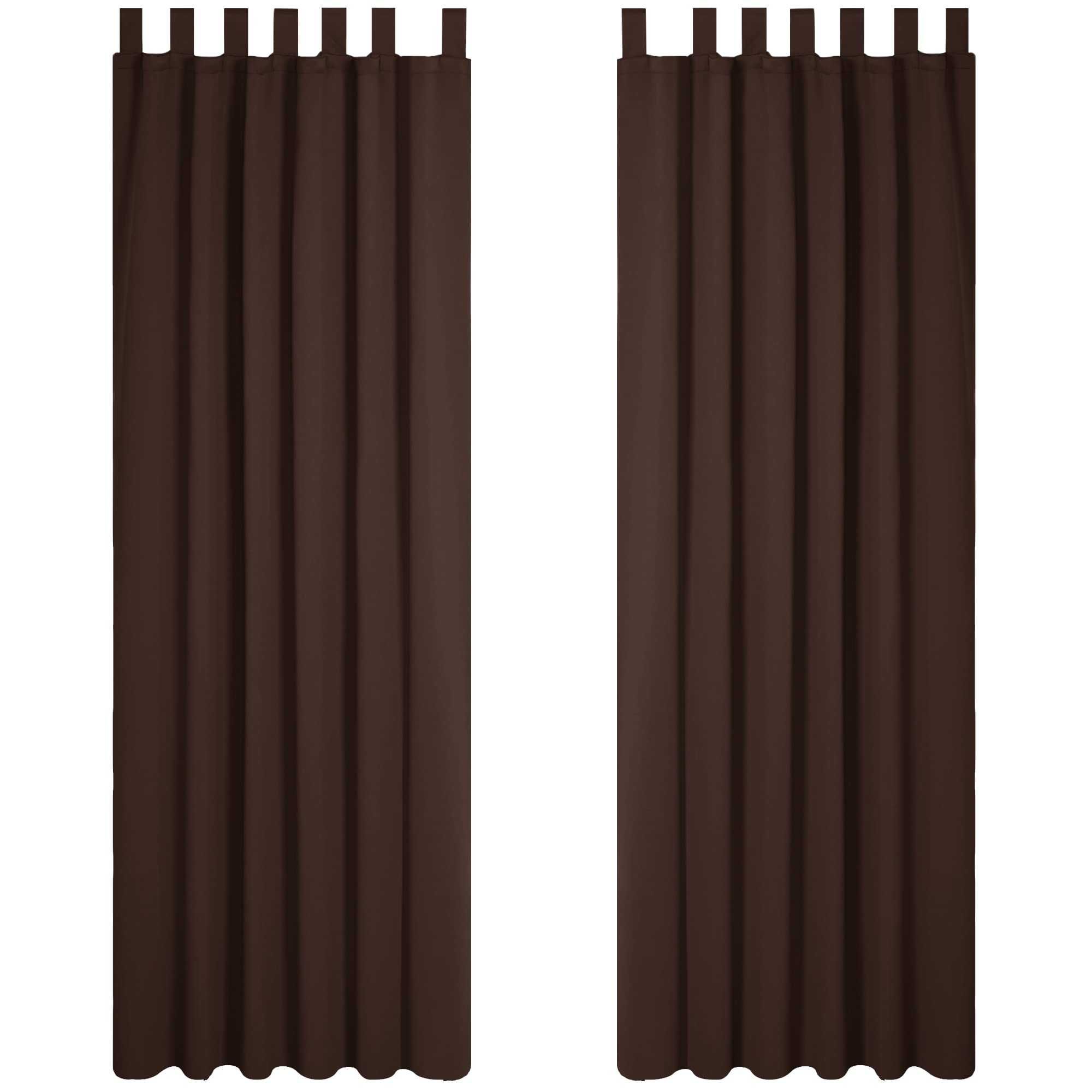 Nowe zasłony do salonu /sypialni /kotara /firanka /200x140cm brąz/1434