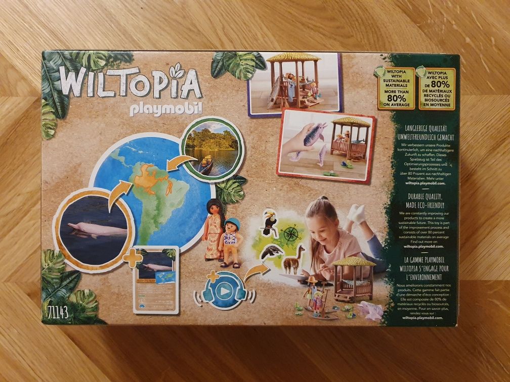 Nowe Klocki Playmobil Wiltopia 71143 Wyprawa z Delfinami ŁÓDŹ