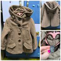 Детское фирменное пальто Zara 4-5 лет 110 см