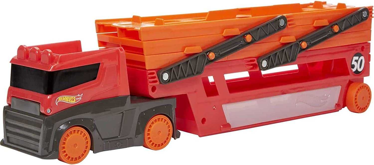 Хот вилс Трейлер - автовоз грузовик  Hot Wheels mega hauler mattel