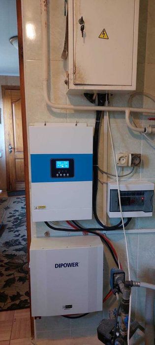 6.5 кВа Гибридный инвертор + Аккумулятор 5760Wh под ключ УСТАНОВКА