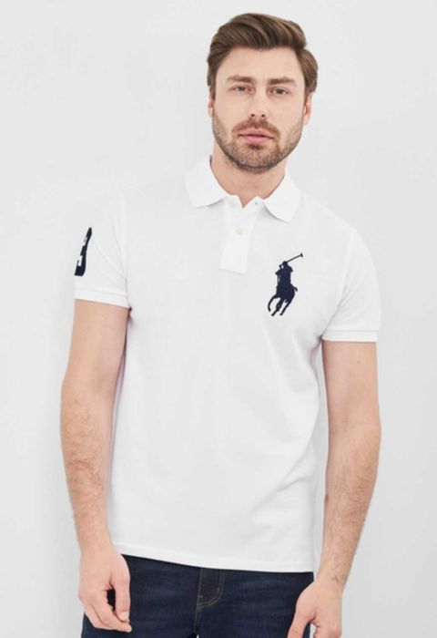 Оригинальная футболка поло Рolo Ralph Lauren 2XL в идеале!
