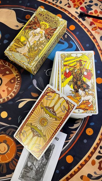 Золоте Таро Ар Нуво – Golden Art Nouveau Tarot.