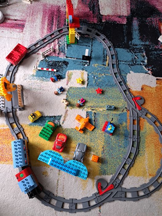 Lego Duplo Pociąg Parowy 10507 i 10857 Wyścig o złoty tłok.  NR.1