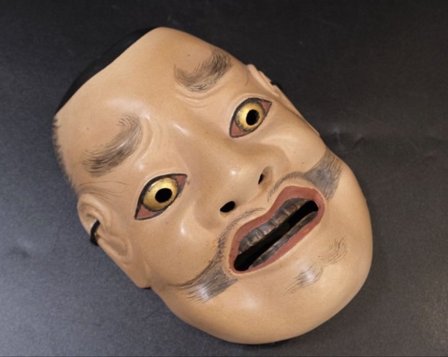 Oryginalna maska Noh Tenjin Japonia