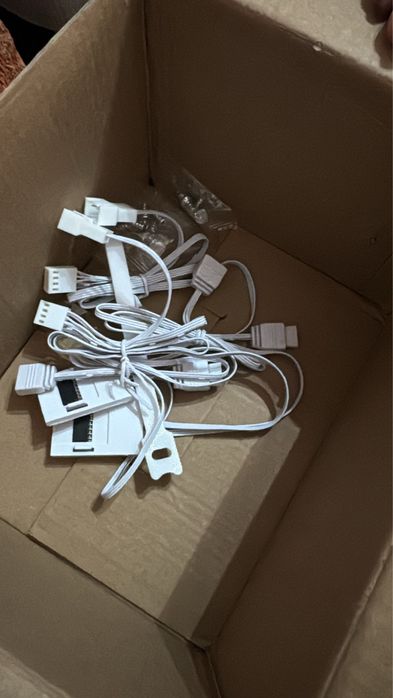 Rgb fan kit branco com controlador