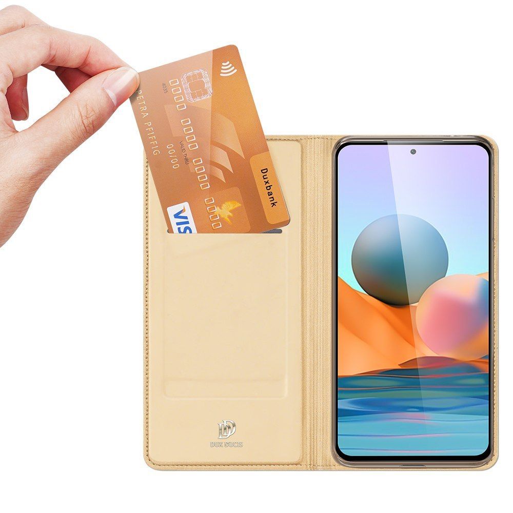 Etui Duxducis Skin Pro Do Xiaomi Redmi Note 10 Pro Złoty