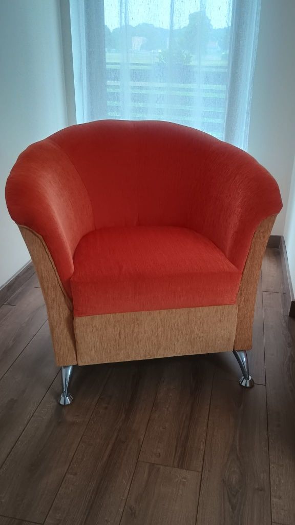 Komplet wypoczynkowy sofa łóżko kanapa i 2 fotele uzywany stan bardzo