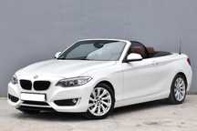 BMW Seria 2 220i Cabrio/Nawigacja/Tempomat/HiFi/Ksenon/Skóra/VAT marża