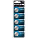 Bateria Litowa Guzikowa Everactive Cr2016 Blister 5Szt
