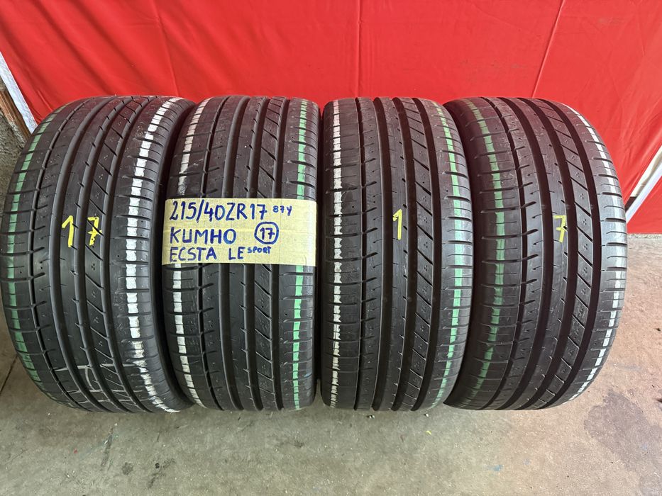 Pneus 215/40/17 Kumho impecaveis Todos Iguais