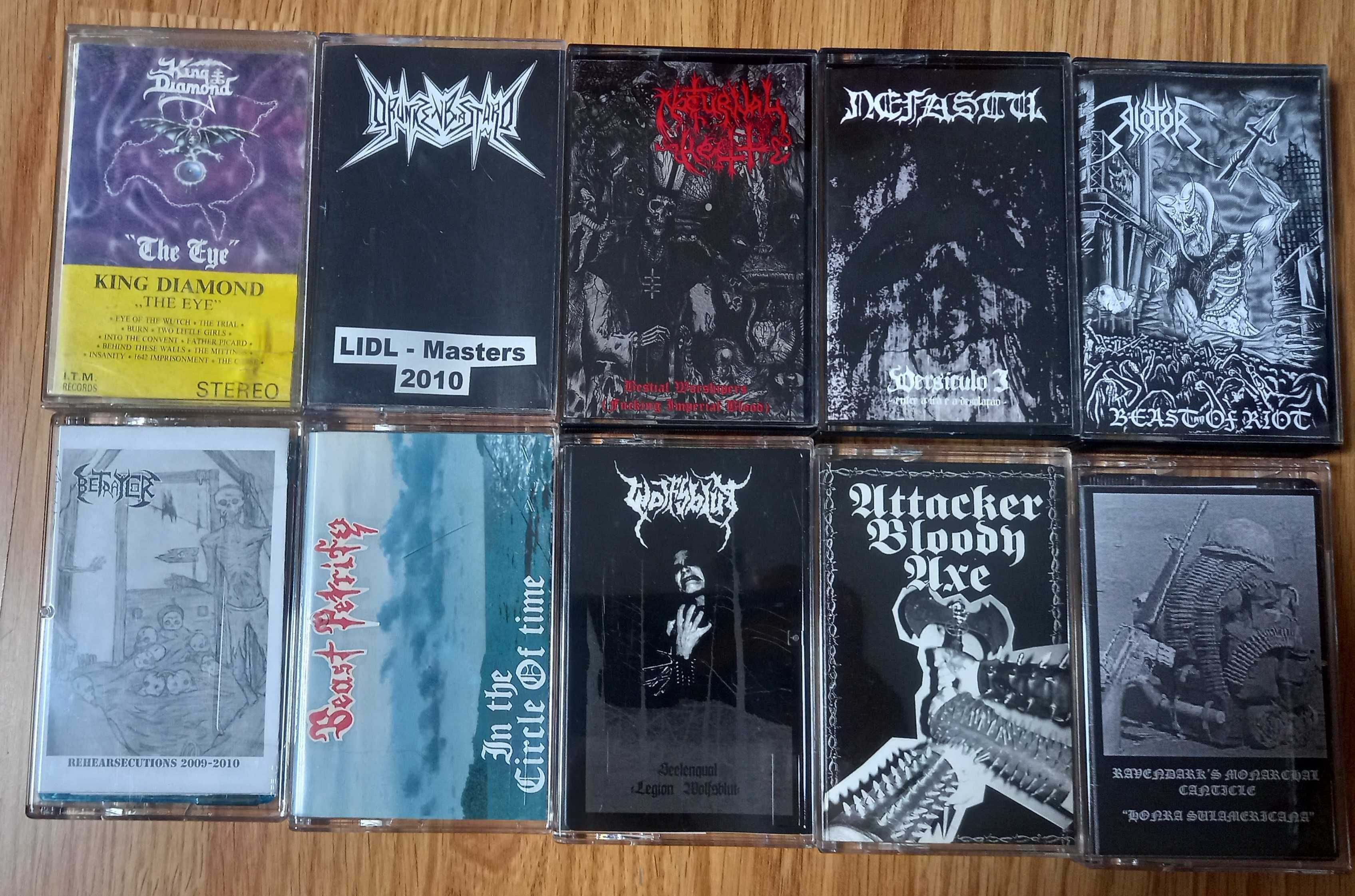 Cassetes Heavy Black Death Thrash Metal