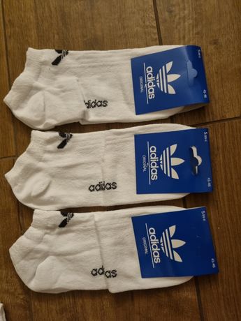 Skarpetki męskie Adidas białe 3pack