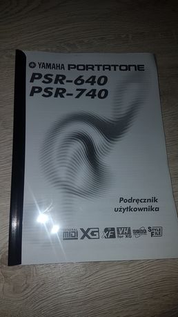 Yamaha PSR 640 740 Polska Instrukcja obsługi