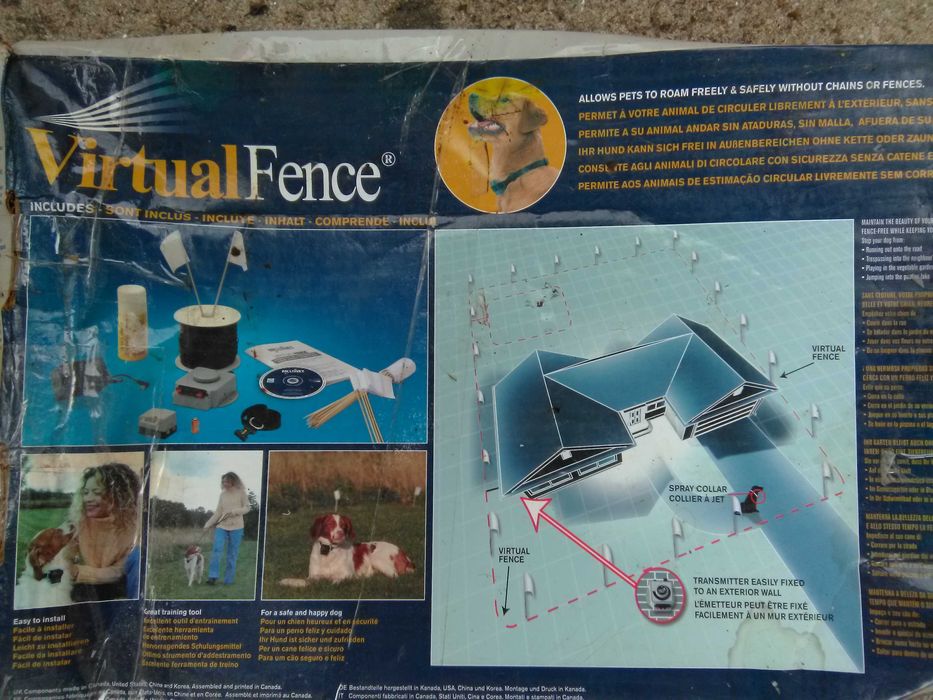 cerca virtual para cão