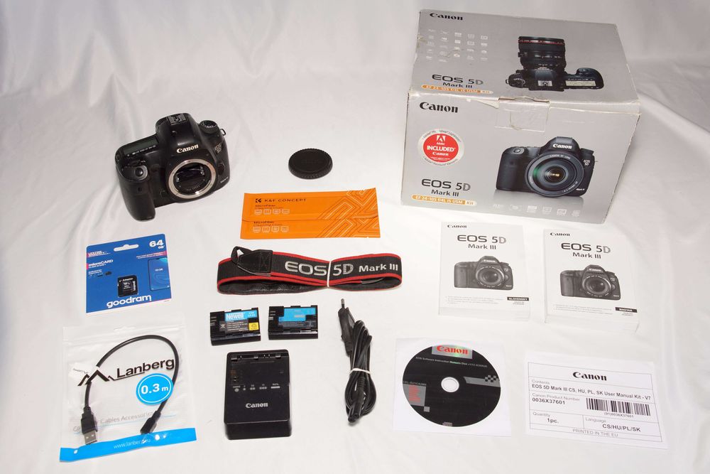 Aparat CANON EOS 5D Mark III 22.3Mpx Body 464.008 zdj Gwarancja FV 23%