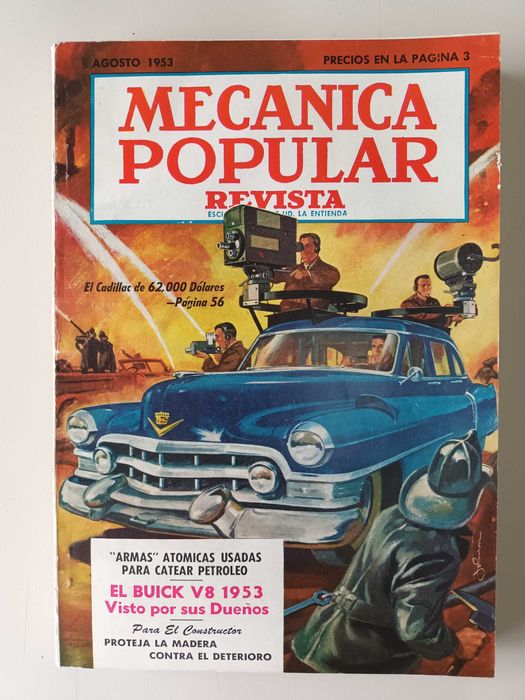 Conjunto de 7 Revistas Mecanica Popular anos 50