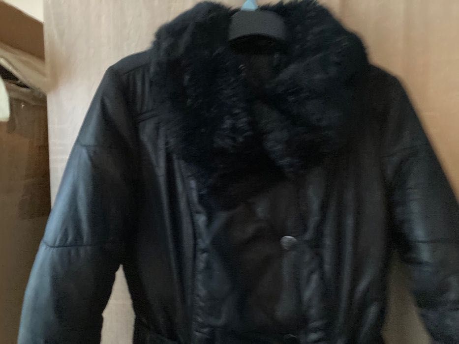 Kurtka płaszcz zimowa Czarna Mohito rozm M