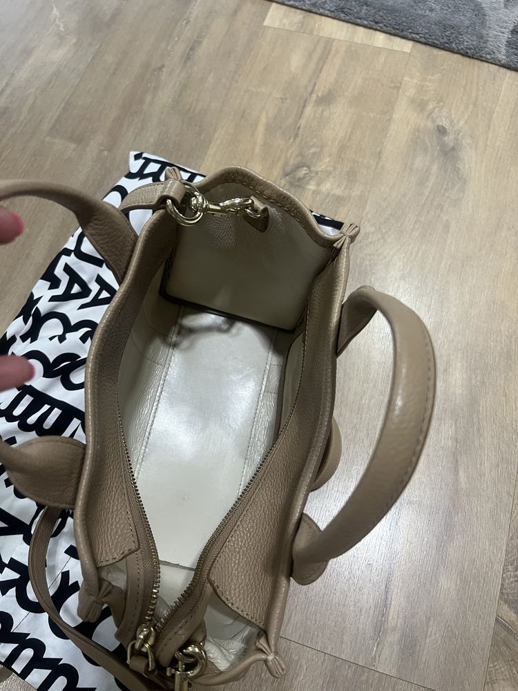 Marc Jacobs Tote bag carmel rozmiar sredni