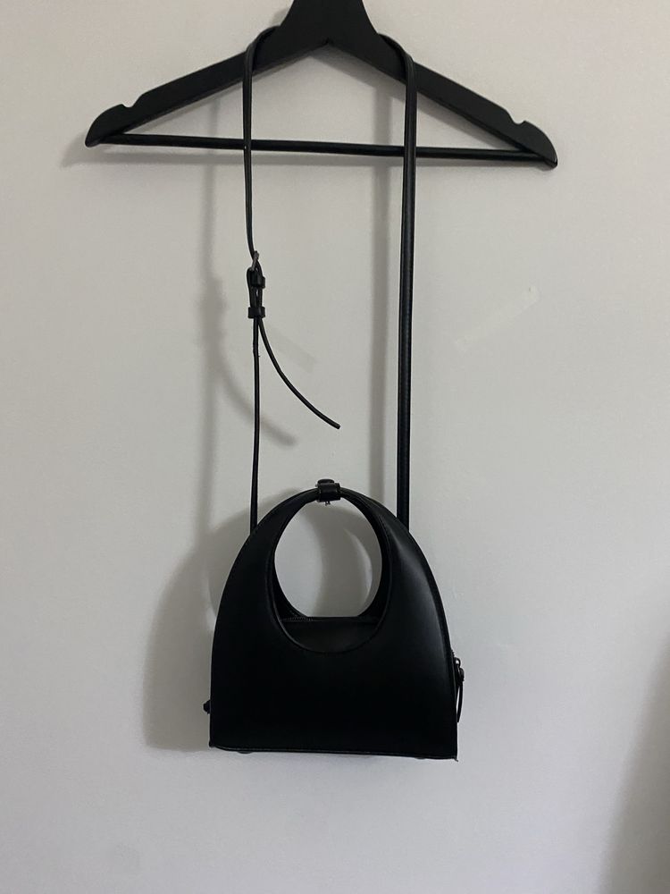 Zara mini city bag preta