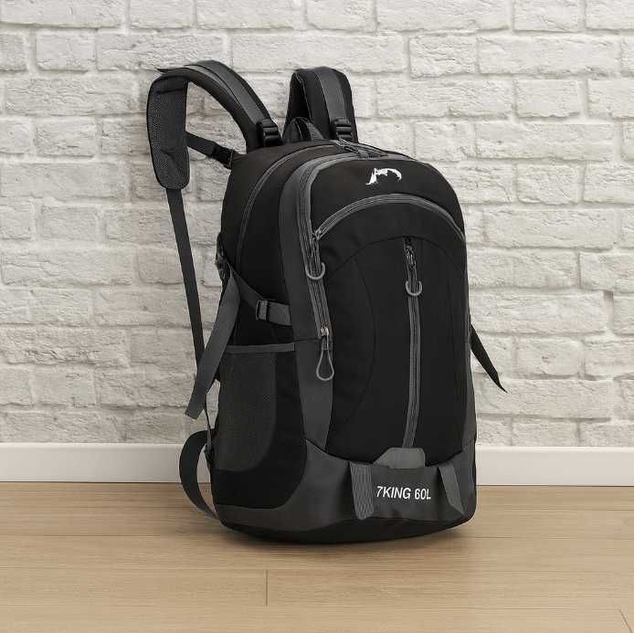 2w1 Duży Plecak Turystyczny 60L Górski Trekkingowy Męski Damski+GRATIS